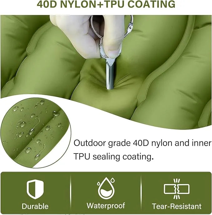 Ultralight Inflatable Camping Sleeping Pad - Urbizia