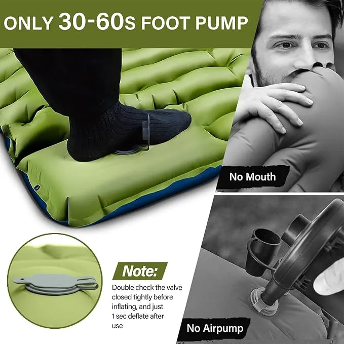 Ultralight Inflatable Camping Sleeping Pad - Urbizia
