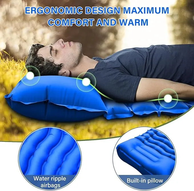 Ultralight Inflatable Camping Sleeping Pad - Urbizia