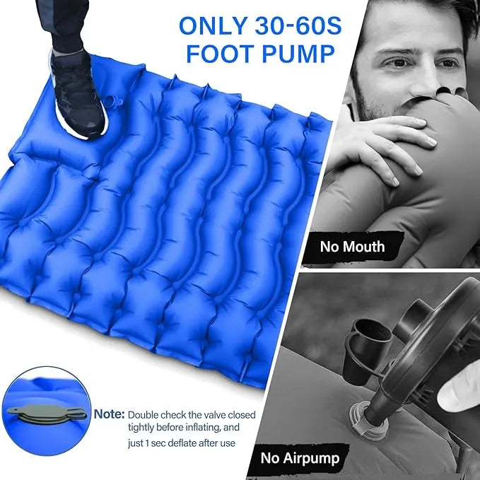 Ultralight Inflatable Camping Sleeping Pad - Urbizia