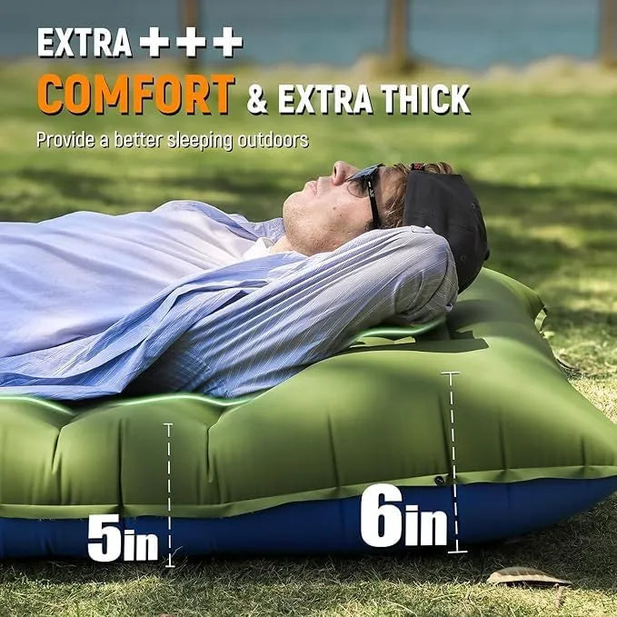 Ultralight Inflatable Camping Sleeping Pad - Urbizia