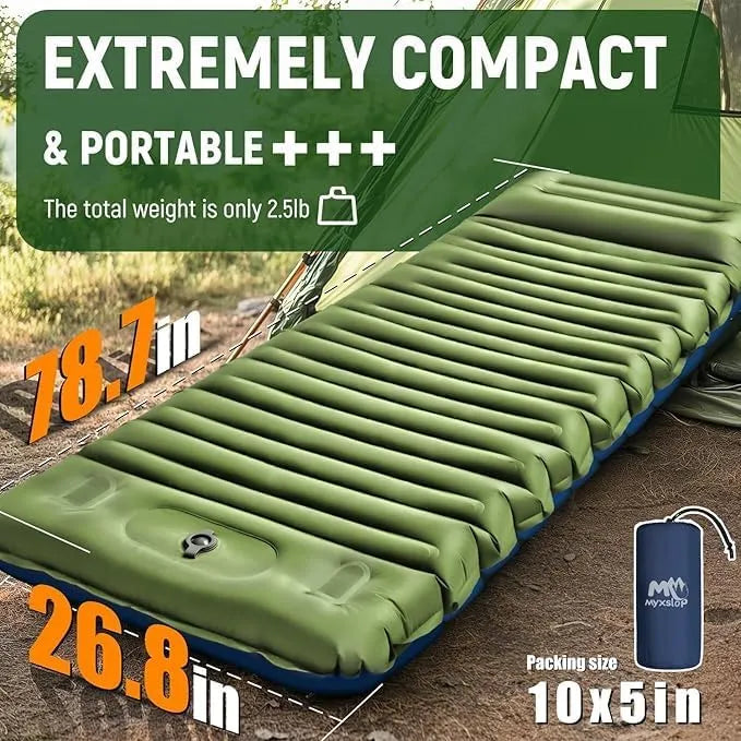 Ultralight Inflatable Camping Sleeping Pad - Urbizia