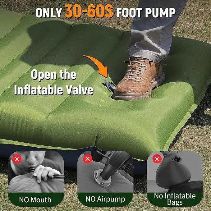 Ultralight Inflatable Camping Sleeping Pad - Urbizia