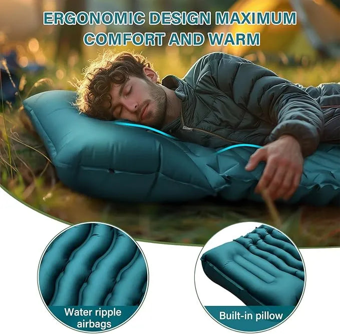 Ultralight Inflatable Camping Sleeping Pad - Urbizia