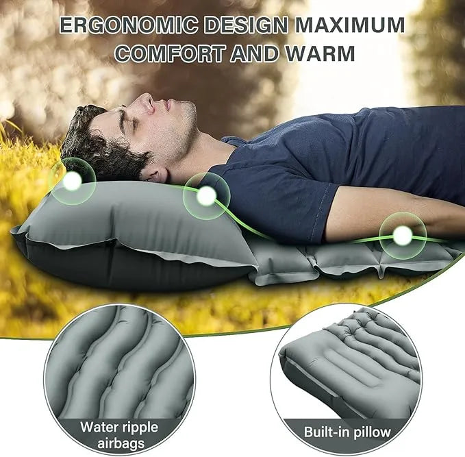 Ultralight Inflatable Camping Sleeping Pad - Urbizia