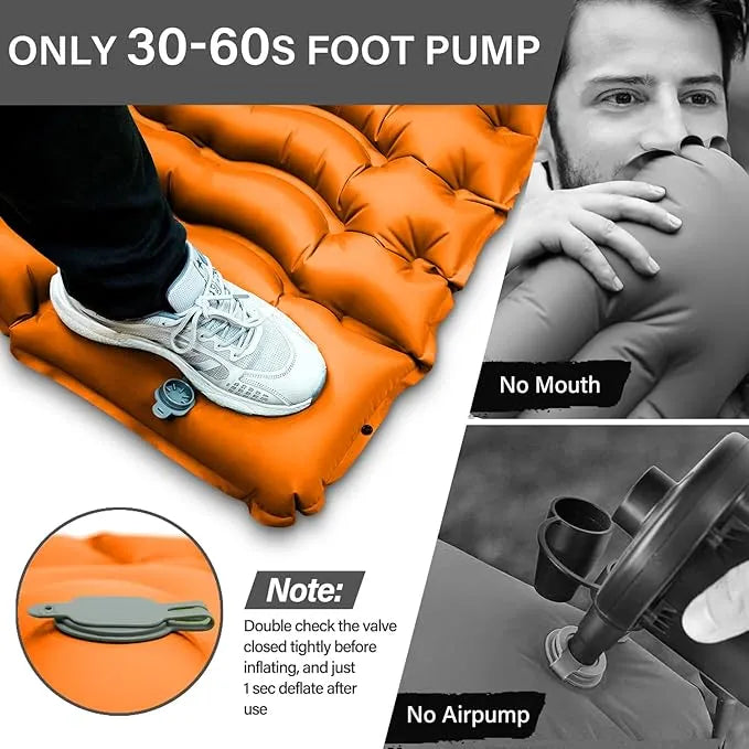 Ultralight Inflatable Camping Sleeping Pad - Urbizia