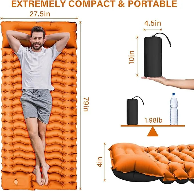 Ultralight Inflatable Camping Sleeping Pad - Urbizia