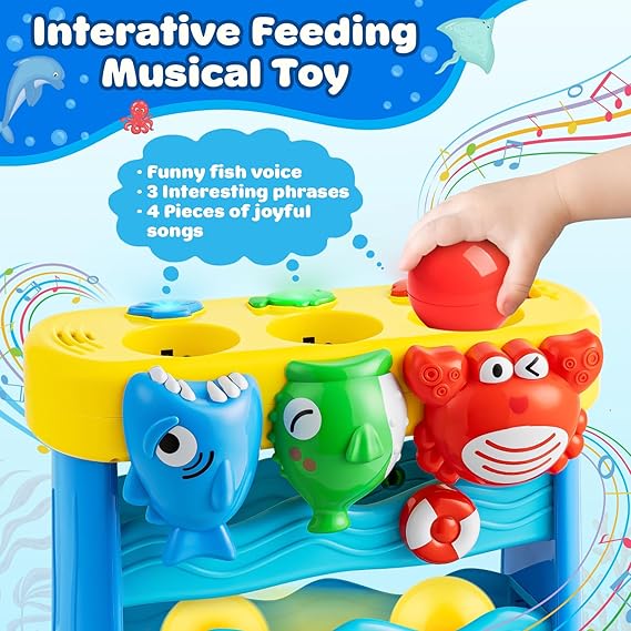 V-Opitos Musical Interactive Feeding Toy – Montessori Learning for Toddlers - Urbizia