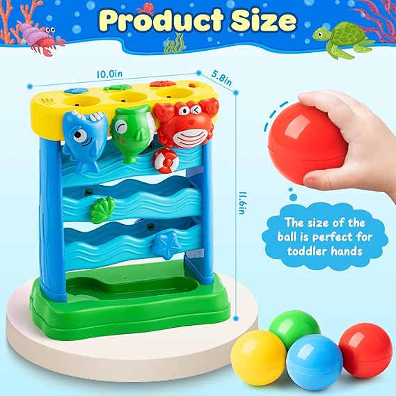 V-Opitos Musical Interactive Feeding Toy – Montessori Learning for Toddlers - Urbizia