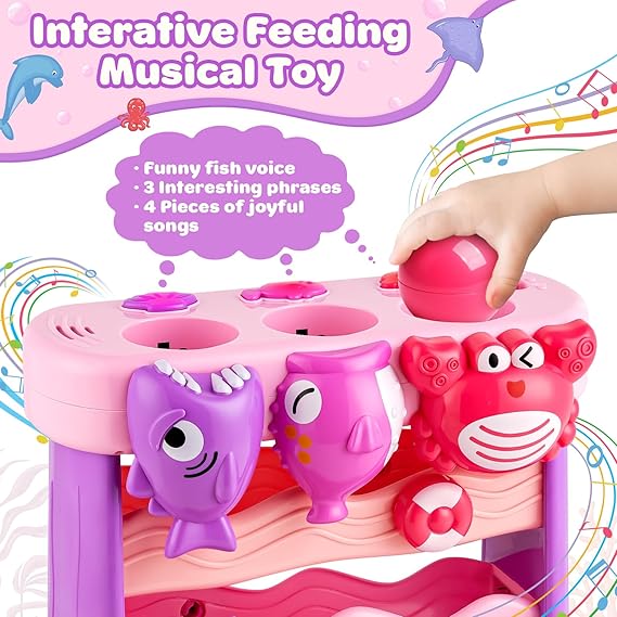 V-Opitos Musical Interactive Feeding Toy – Montessori Learning for Toddlers - Urbizia