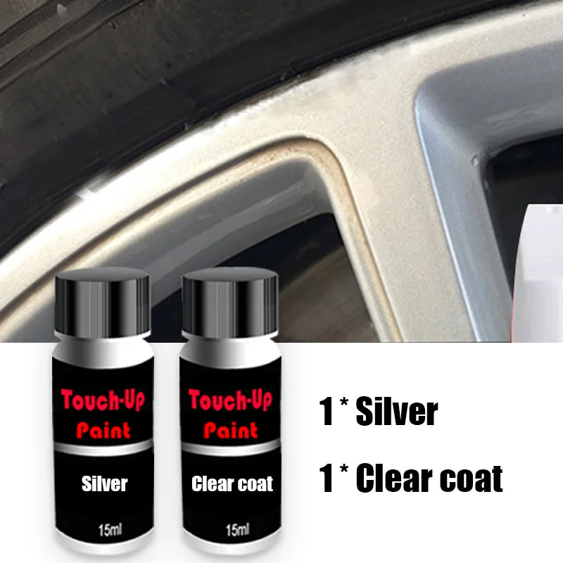 Wheel Touch-Up Kit – Gloss Black, Matte Black, Silver, Grey Paint Repair Kit