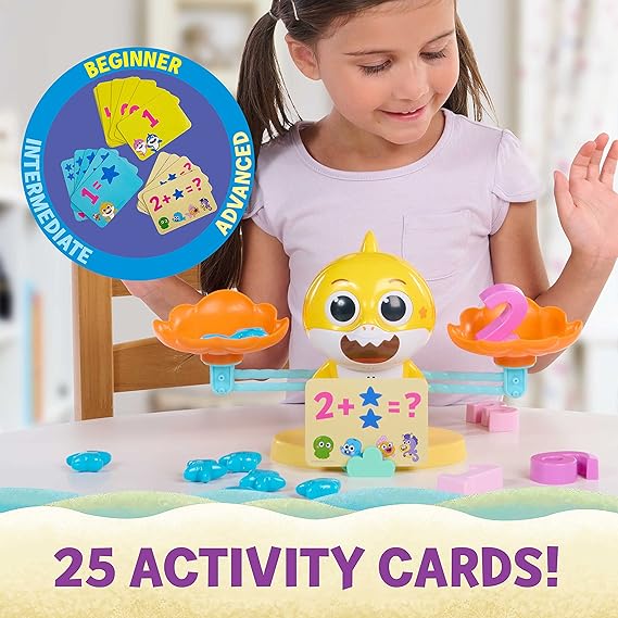 WowWee Baby Shark Sea-Saw Counting Game – Educational Math Toy for Toddlers - Urbizia