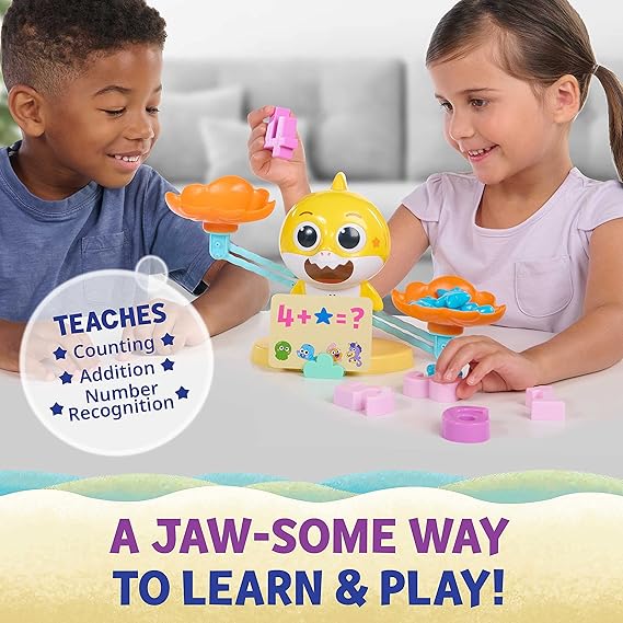 WowWee Baby Shark Sea-Saw Counting Game – Educational Math Toy for Toddlers - Urbizia