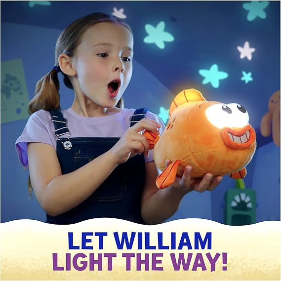 WowWee Baby Shark William Fishlight Plush – Musical Kids Flashlight Toy - Urbizia