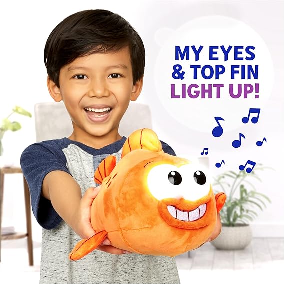 WowWee Baby Shark William Fishlight Plush – Musical Kids Flashlight Toy - Urbizia