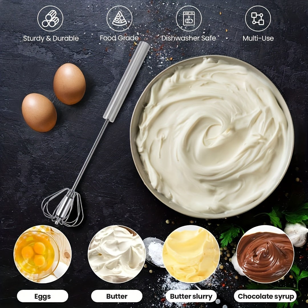 Multifunctional Stainless Steel Whisk & Milk Frother - Urbizia