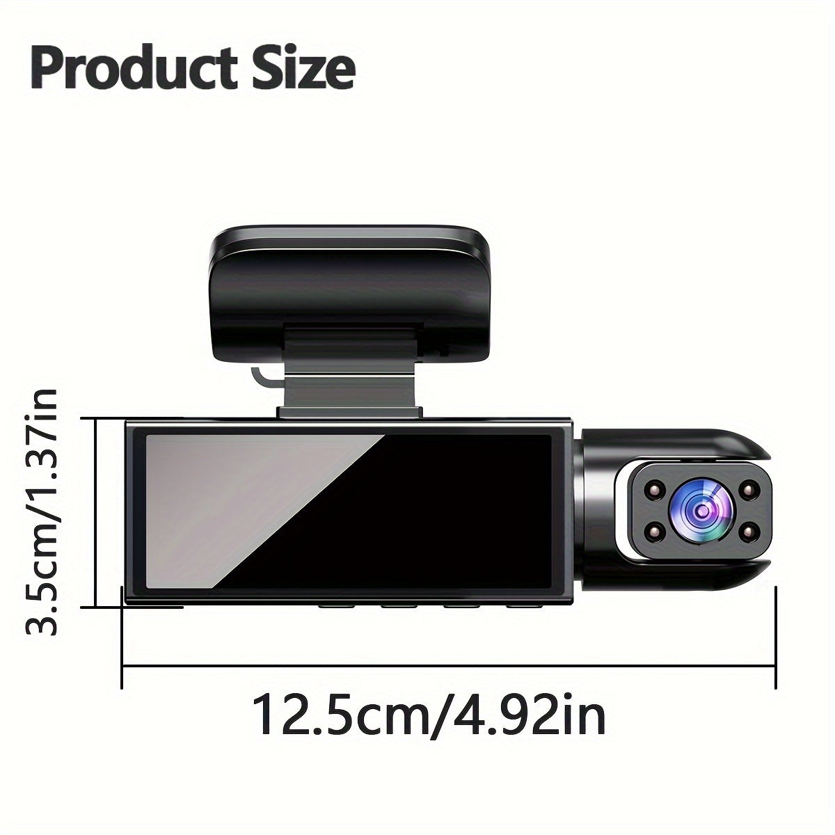 Dual Lens Car Dash Camera - Urbizia