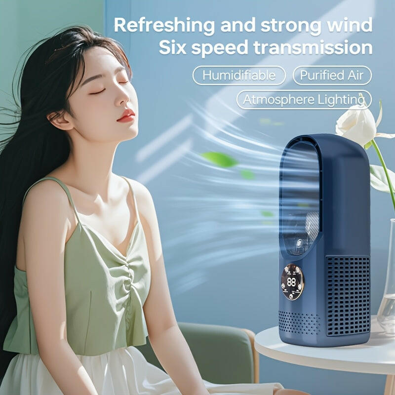 Portable USB Bladeless Air Cooling Fan - Urbizia