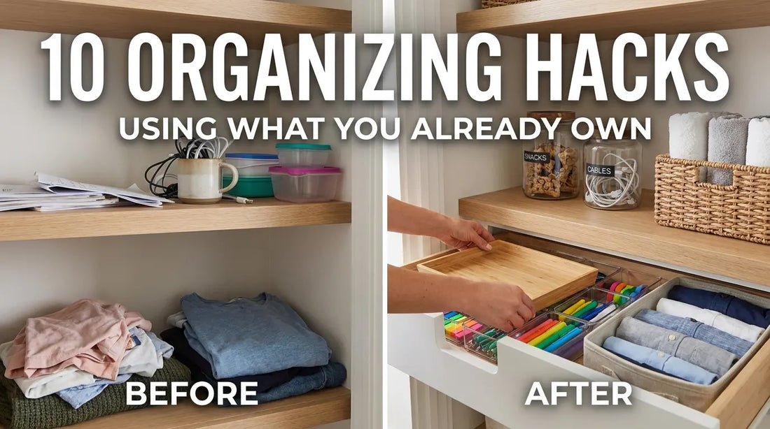 10 Home Organization Hacks Using Gear You Already Own (That Actually Work)