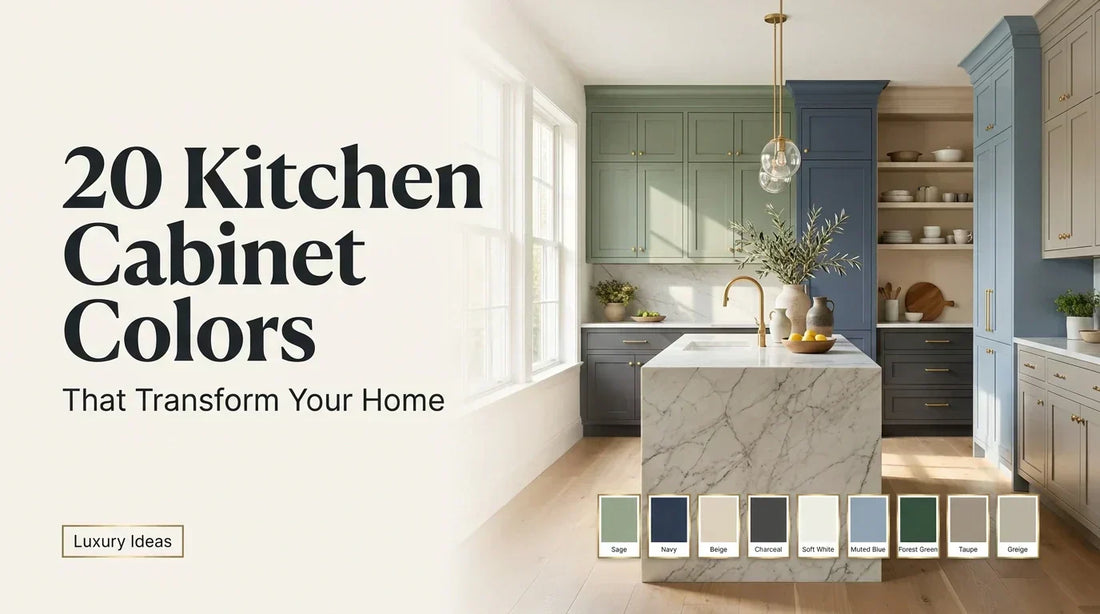 20 Stunning Kitchen Cabinet Color Ideas That Will Transform Your Home - Urbizia