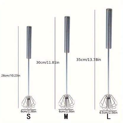Multifunctional Stainless Steel Whisk & Milk Frother - Urbizia
