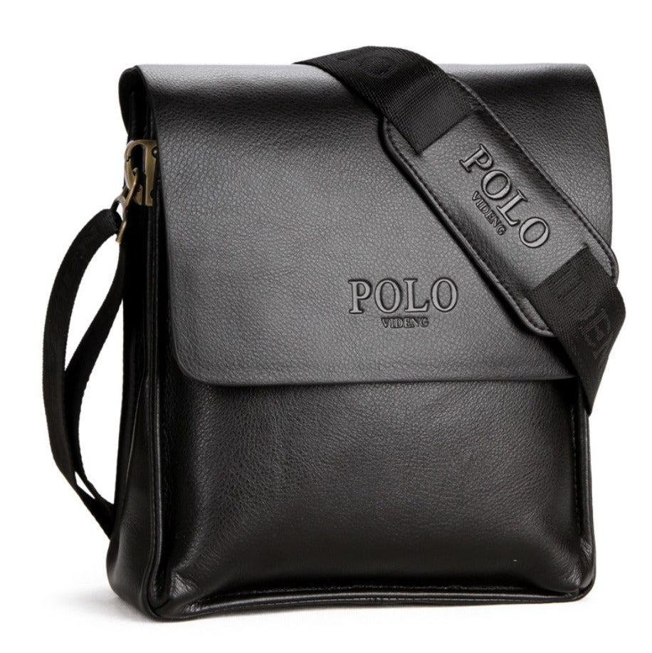 Men's PU Leather Business Shoulder Bag