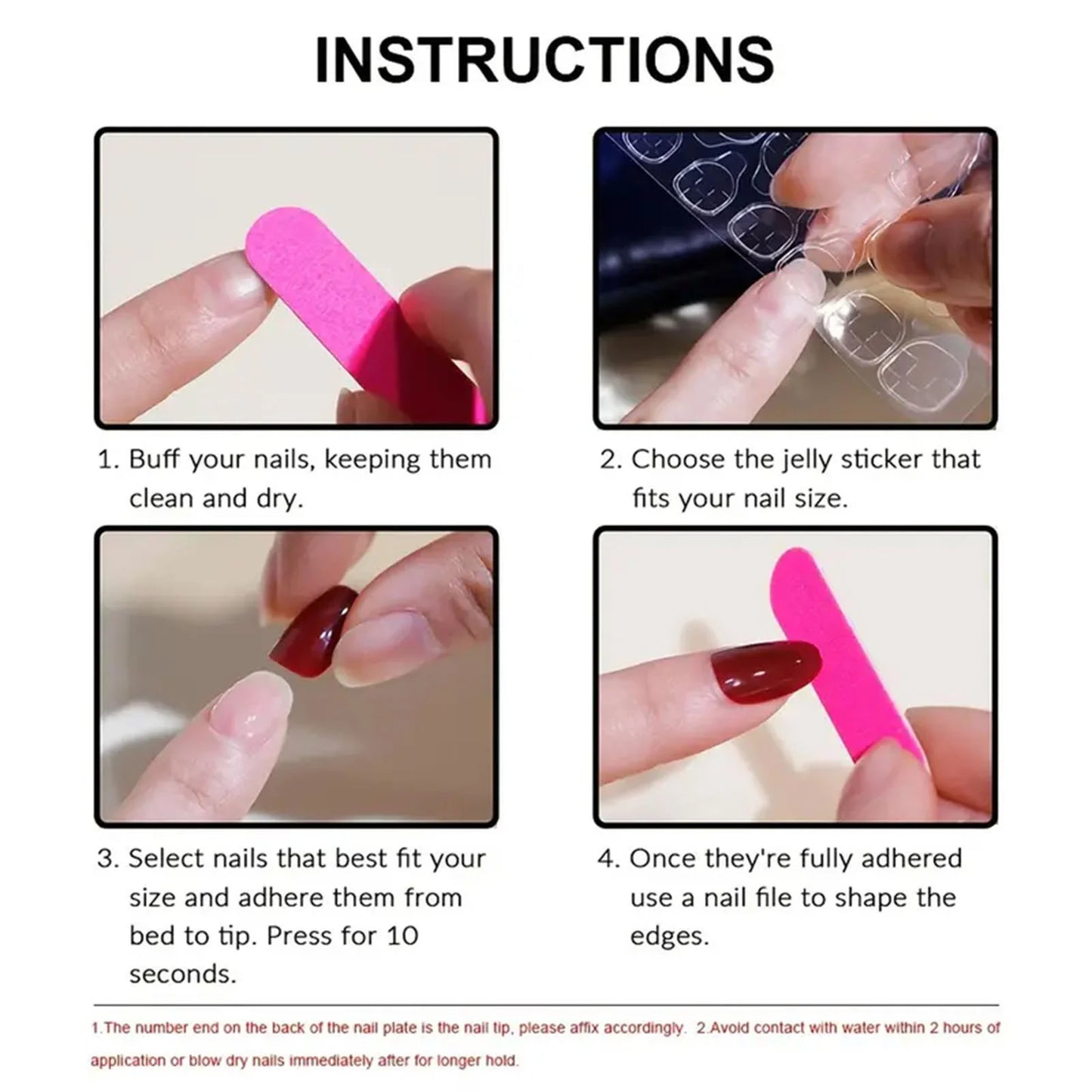 10Pcs Handmade Press-on Nails – Cute Pink Ghost & Crystal Love Halloween Design