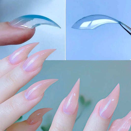 140Pcs Mini 3D Cat Claw & Eagle Claw Nail Forms – Reusable Dual Nail Molds for Poly Gel Extensions