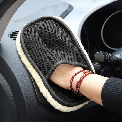 9.84" x 3.5" Microfiber Ultra-Soft Car Cleaning Glove - Urbizia
