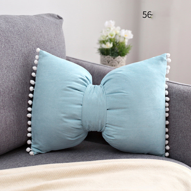 Bow Knot Pillow - Lovely Princess Cushion for Support