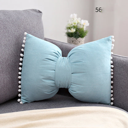 Bow Knot Pillow - Lovely Princess Cushion for Support