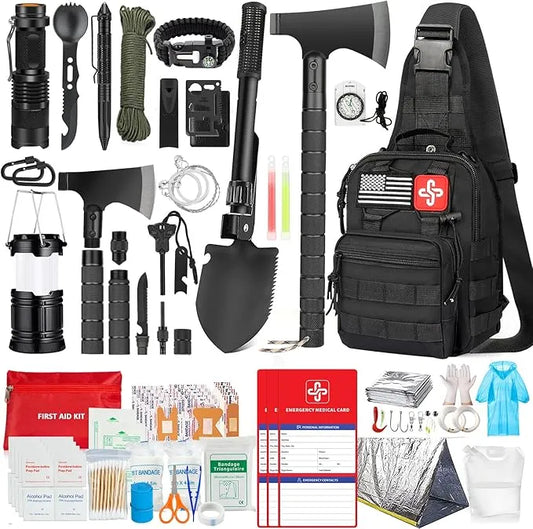 262-Piece Survival Kit with First Aid - Urbizia