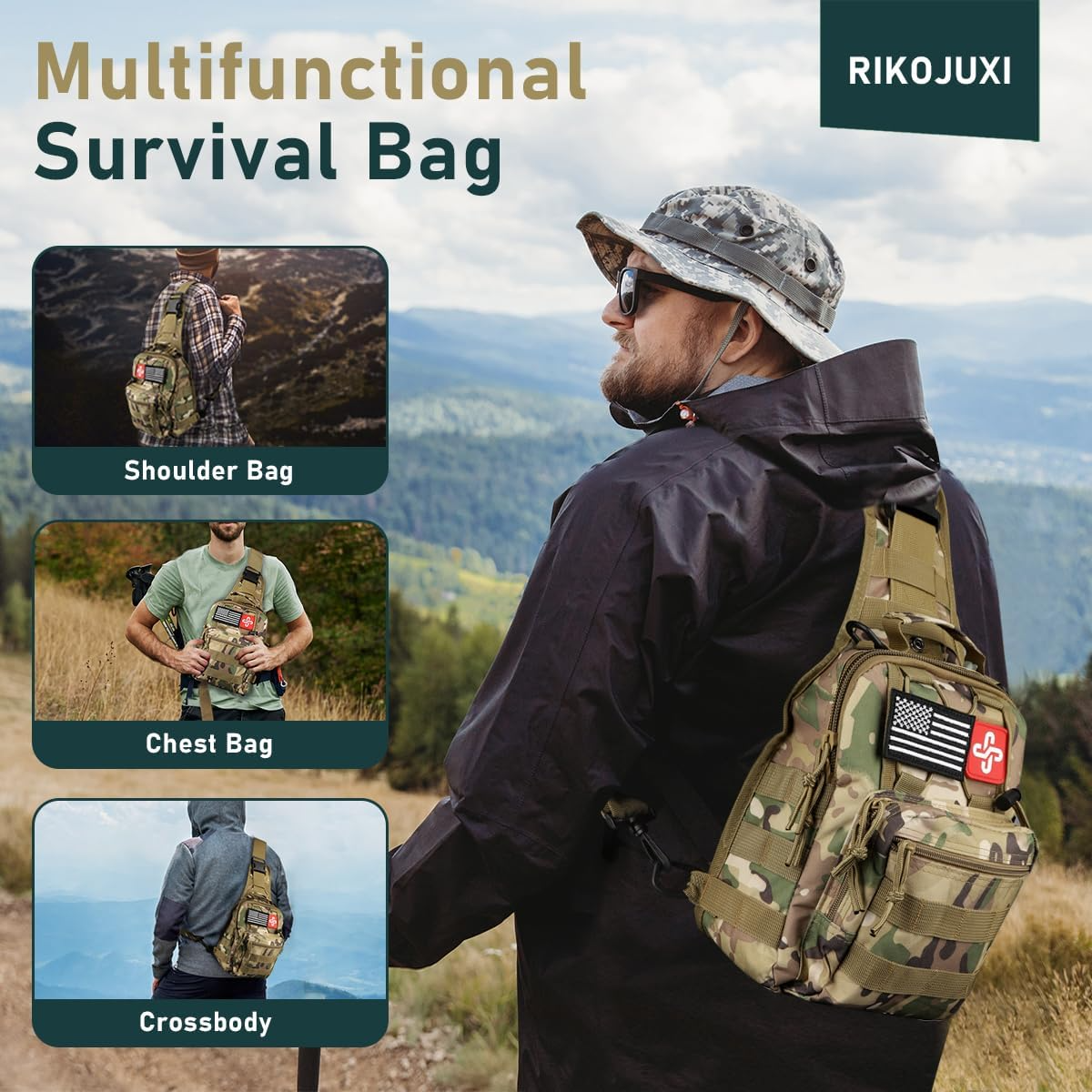 262-Piece Survival Kit with First Aid - Urbizia
