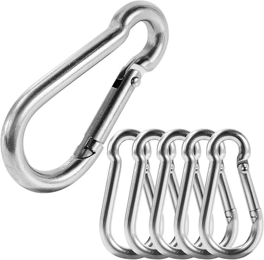 304 Stainless Steel M6 Carabiners Clips - Urbizia
