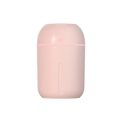 330ml Mini USB Humidifier – Portable Cool Mist Aroma Diffuser with LED Light