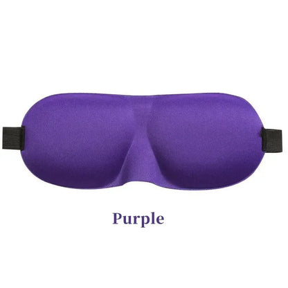 Breathable 3D Sleeping Eye Mask Strong Blackout Eye Mask Eye Mask Soft Portable Blindfold Travel Eyeshade for School Home Office - Urbizia