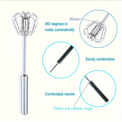 Multifunctional Stainless Steel Whisk & Milk Frother - Urbizia