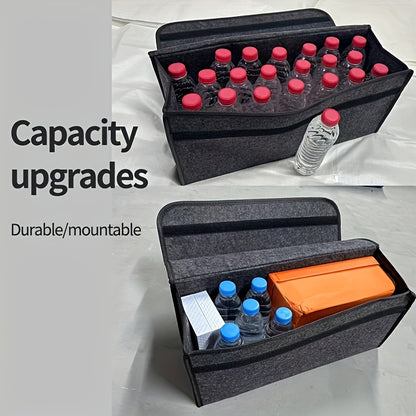 Foldable Trunk Organizer – Portable Felt Cloth Storage Box - Urbizia