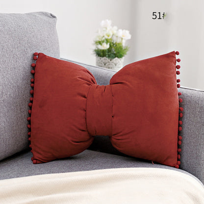 Bow Knot Pillow - Lovely Princess Cushion for Support