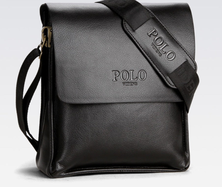 Men's PU Leather Business Shoulder Bag