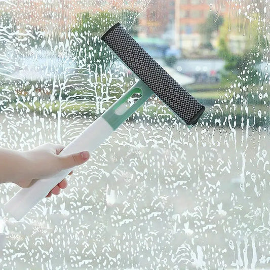 3-in-1 Window Cleaner with Spray & Double-Sided Wiper