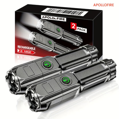 APOLLOFIRE High-Power Zoom Flashlight – Rechargeable - Urbizia
