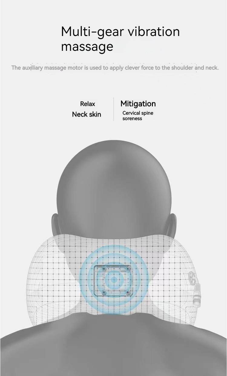 U-shaped Electric Neck Massager with Heat and Memory Foam