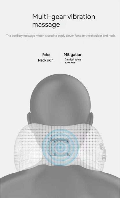 U-shaped Electric Neck Massager with Heat and Memory Foam