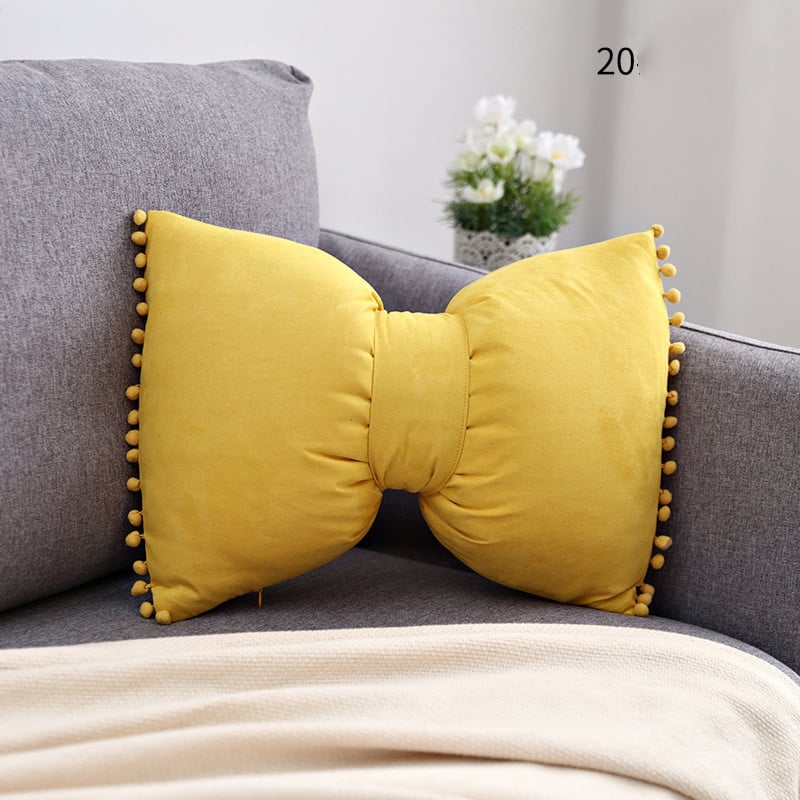 Bow Knot Pillow - Lovely Princess Cushion for Support