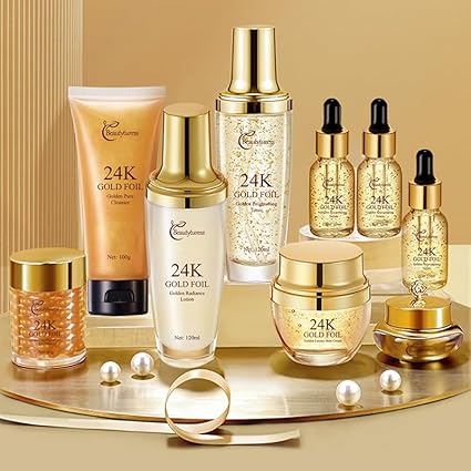 9-Piece Skincare Set – Collagen, Hyaluronic Acid & Snail Mucin - Urbizia
