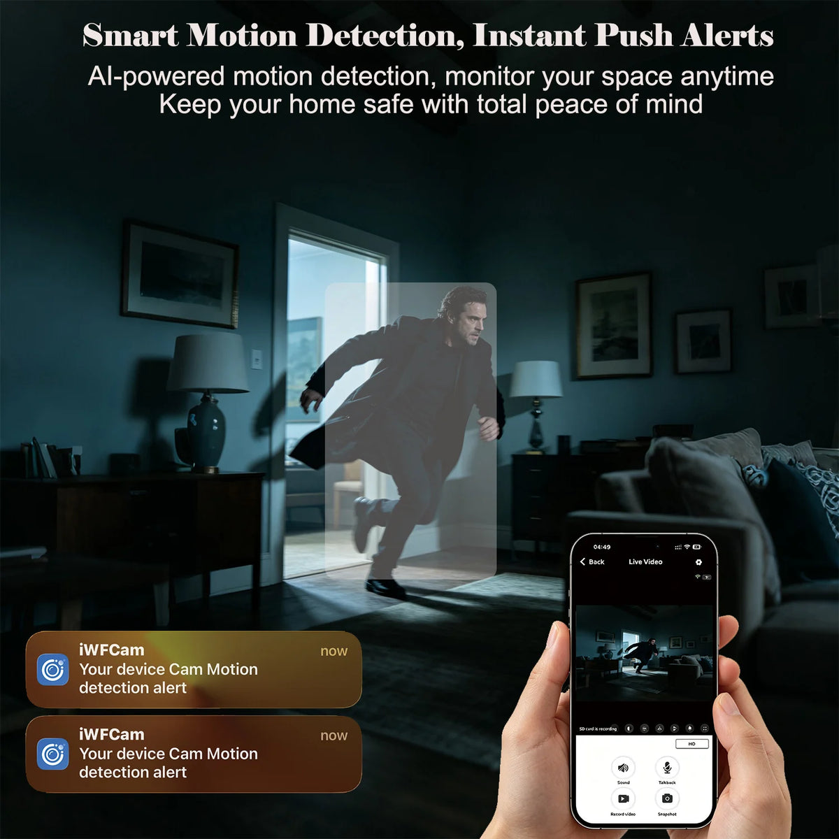 Mini HD Wireless WiFi Camera DIY Module Portable Small Nanny Security Cam Motion Detection Home Surveillance Camera