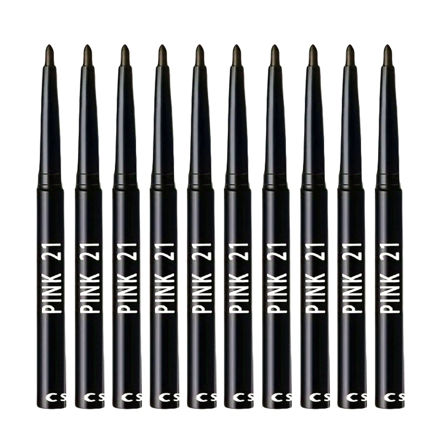10-Pack Long-Lasting Black Eyeliner Pencils