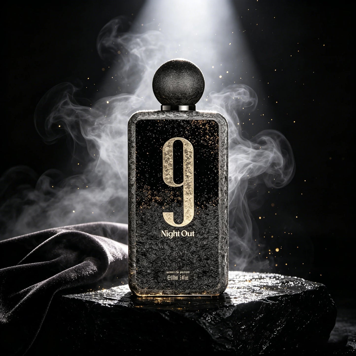 Afnan 9 PM Night Out Extrait De Parfum Spray For Unisex – Intense Warm Spicy, Amber & Sweet Vanilla Scent, Long-Lasting High-Concentration Fragrance, Perfect Gift For Women & Men, 3.4 Fl Oz / 100 ML