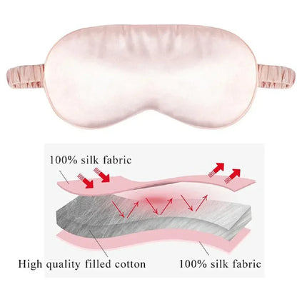 Imitated Silk Sleep Eye Mask – Travel & Rest Eye Cover - Urbizia